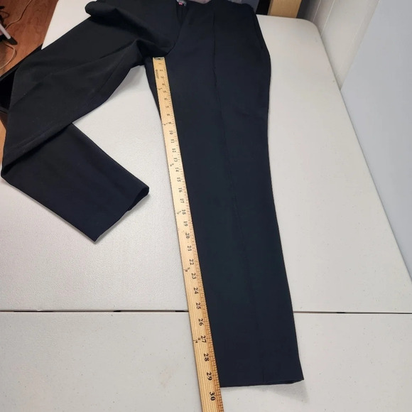 Vince Camuto Black Side Zip Front Pleated Pants Size 12 - Picture 12 of 13